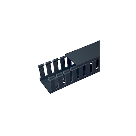 Panduit DUCT PANDUCT TYPE G, 6'LX3"WX4"H BASE SLOTTED WALL, BLACK ROHS G3X4BL6